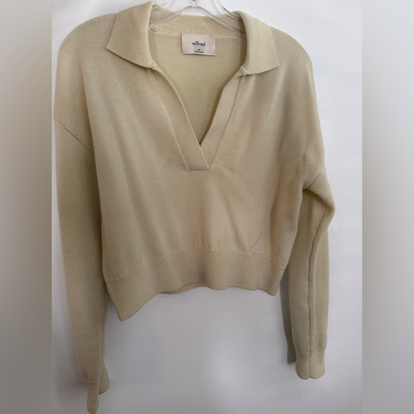 Aritzia Wilfred Clara Merino Wool Waist Sweater - Picture 4 of 10